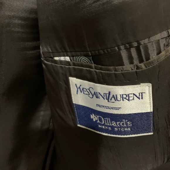 YVES SAINT LAURENT DILLARDS BLAZER JACKET SIZE 44 FRANCE - Picture 2 of 2